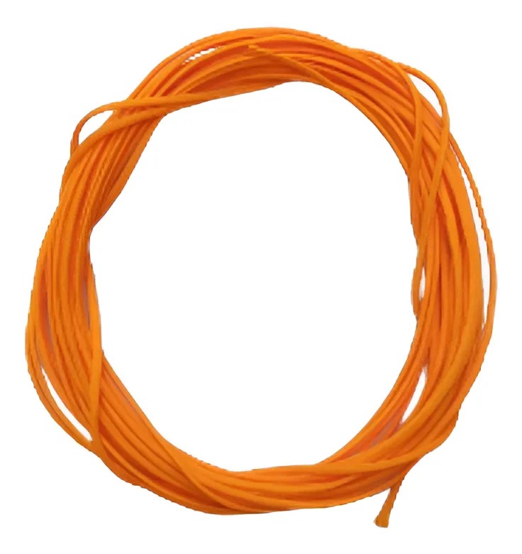 Linha Cabresto P/ Vara Telescópica 1,5mm - 20 Metros Cor Laranja