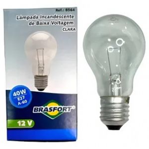 Lâmpada Incandescente 40w / 12v Esférica Halógeno